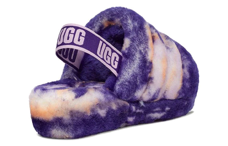 (WMNS) UGG Fluff Yeah Slide Marble 'Violet Night' 1122554-VNGH