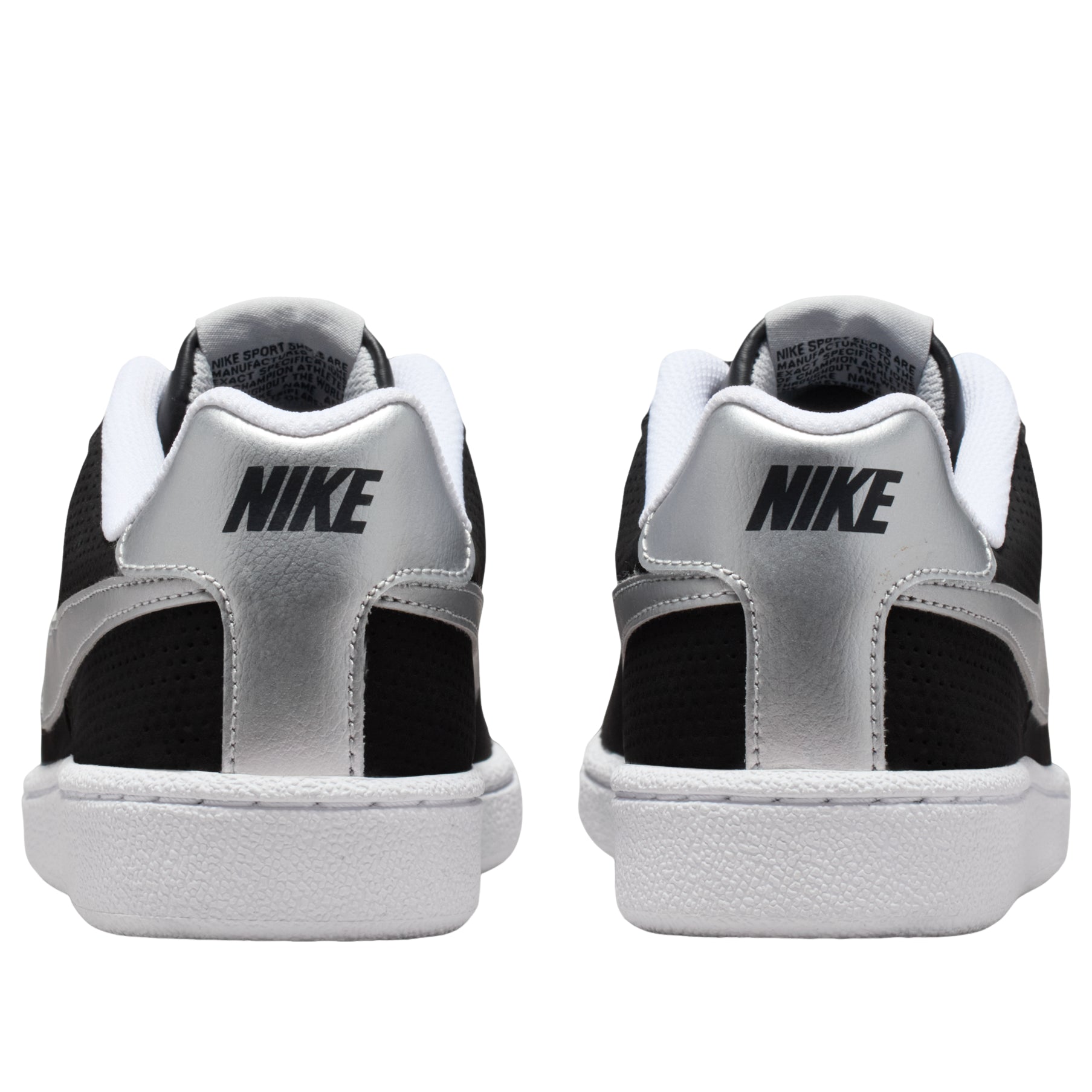 (WMNS) Nike Court Royale 'Black White Metallic Silver' 749867-001