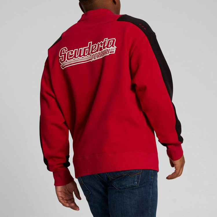PUMA Scuderia Ferrari Statement Crew  Neck Sweatshirt 'Red' 538108-02
