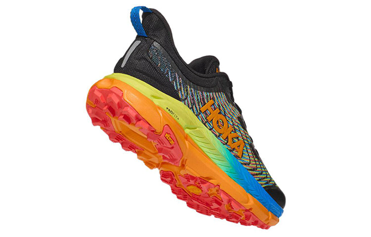 HOKA ONE ONE Mafate Speed 4 'Black Multi-Color' 1138472-BKML
