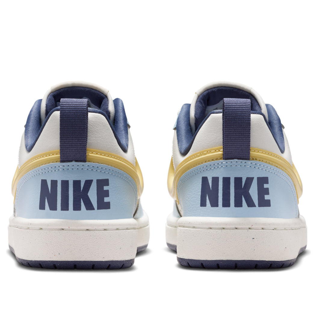 (GS) Nike Court Borough Low Recraft 'Sail Soft Yellow Celestine Blue' IM6698-171