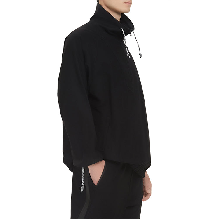 Men's Y-3 Casual Stand Collar Long Sleeves Jacket Black GK4805