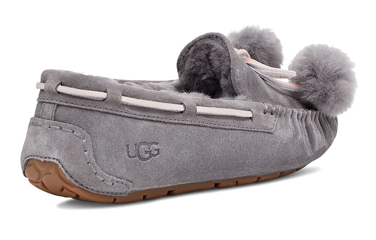 (WMNS) UGG Dakota Bow Pom 'Shade' 1124030-SHA