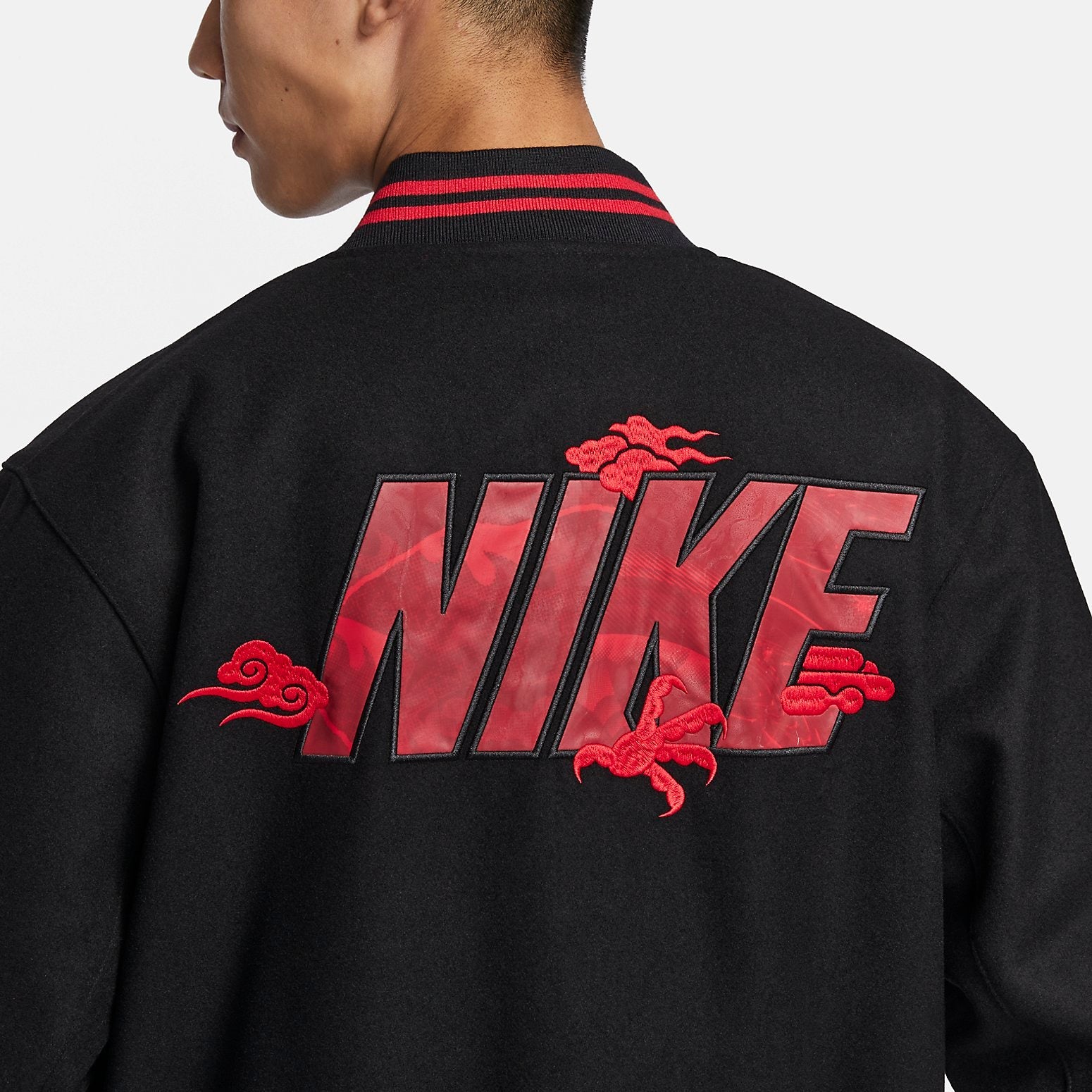 Nike CNY Basaball Jacket 'Year Of The Dragon' FZ6372-010