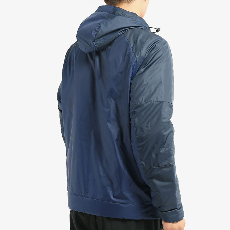 Nike Sportswear logo Casual Sports Windproof hooded Jacket Navy Blue Dark blue 861789-429
