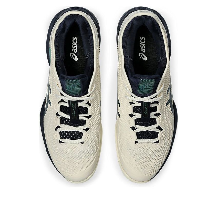 ASICS Court FF 3 Wide Tennis 'Cream Jasper Green' 1041A370-105