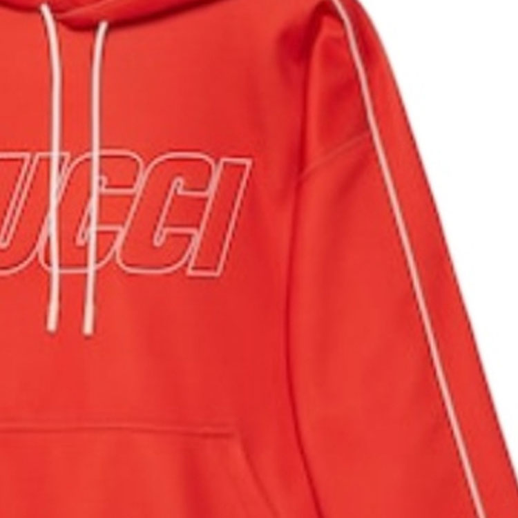 Gucci Neoprene Hooded Sweatshirt 'Red' 768498-XJF38-6284