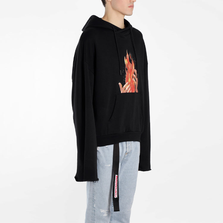 Off-White Diag Fire Back Zip Hoodie OMBB025S181920781088-BK