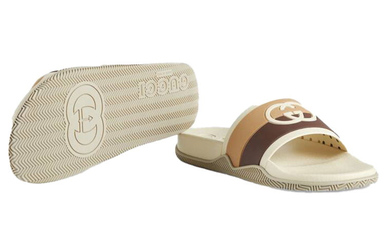 Gucci Slide 'Interlocking G - Beige' 655265-JFA00-8818
