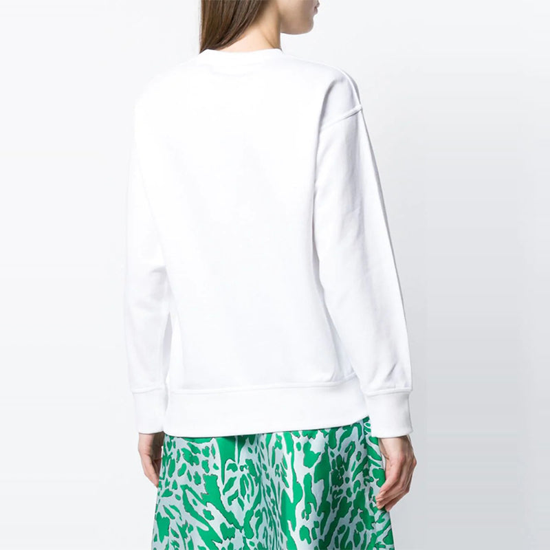 (WMNS) KENZO Printing Round-neck Swea White F952SW779952-01