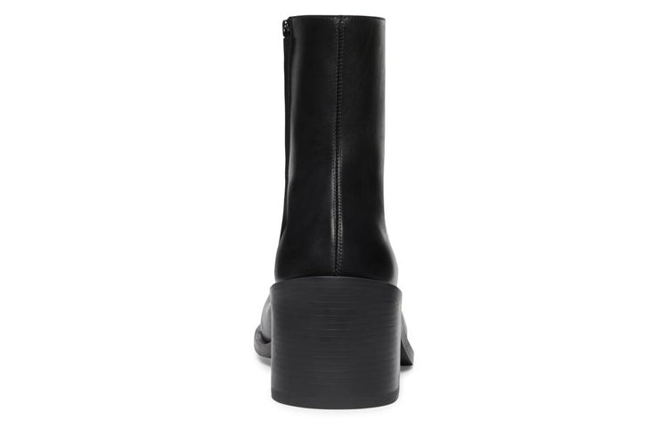 (WMNS) Balenciaga Hummer 90mm Booties 'Black Leather' 712843WBDO01000