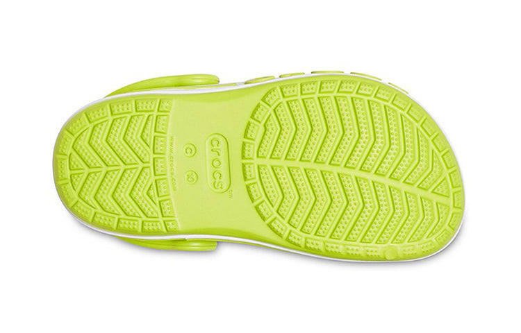 (PS) Crocs Outdoor Flat Heel Beach Sports Green Sandals 205100-3TX
