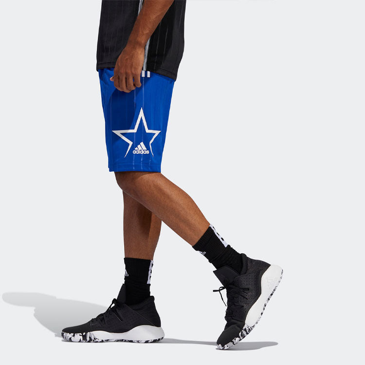 adidas Mac Dyn Short Training Basketball Casual Sports Shorts Blue FH7727