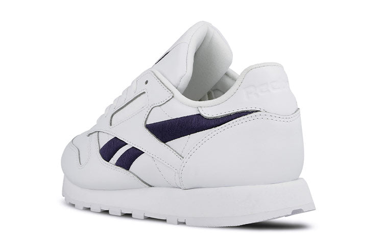 (WMNS) Reebok Classic Leather Low-Top Sneakers White/Blue DV8170
