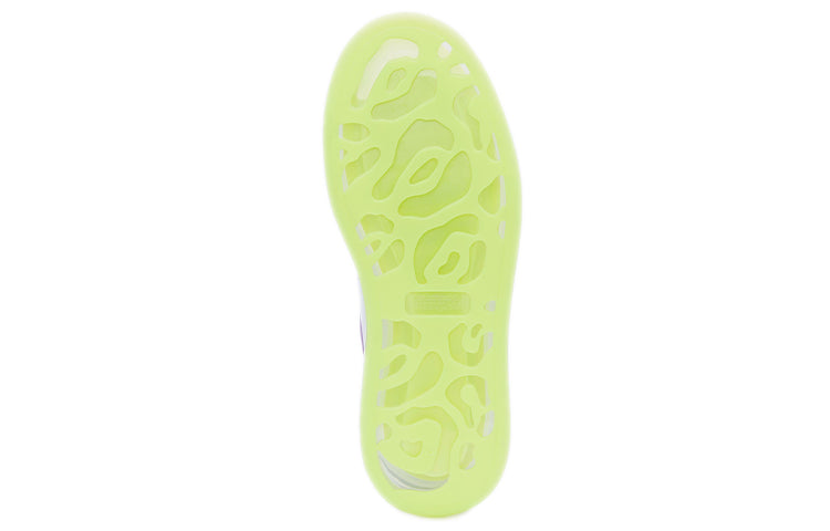 (WMNS) Alexander McQueen Neon Sole Leather Sneakers 'White Purple' 612744WIA4G9333