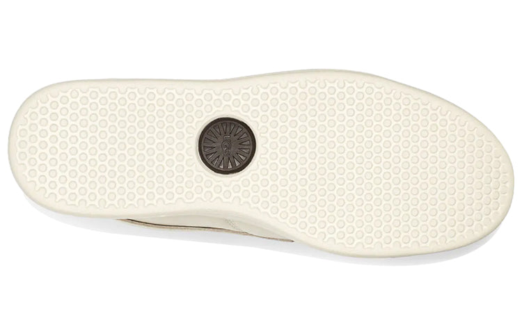 UGG Pismo Slip On Fashion Casual One Pedal Skate Shoes White 1110980-BNW
