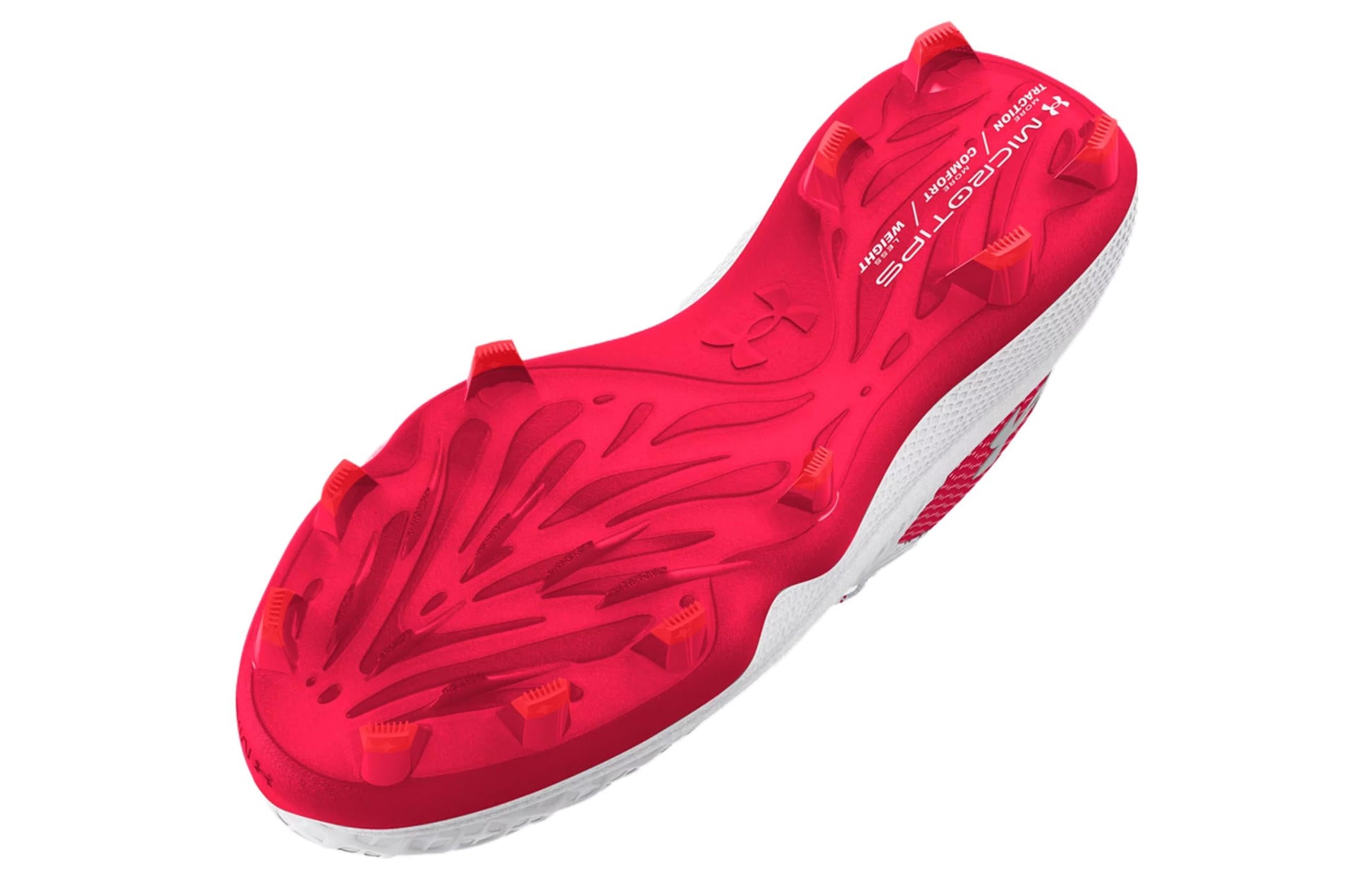 (WMNS) Under Armour Glyde 2 MT TPU 'White Red' 3026603-101