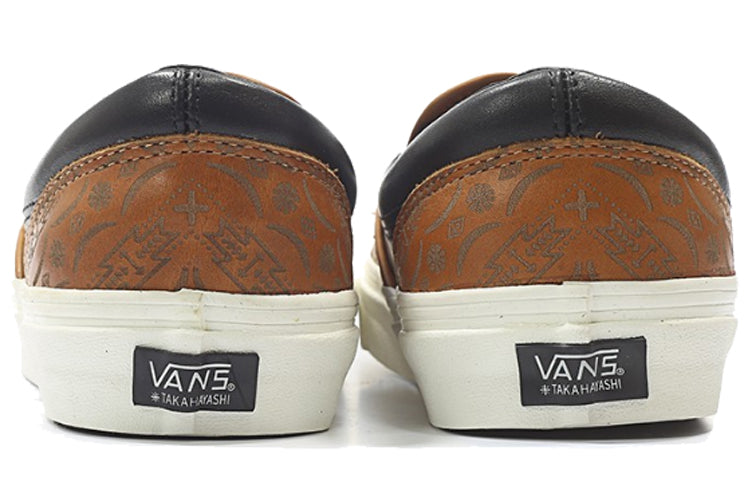Vans Vault X Brooks England LTD X Taka Hayashi TH OG Classic Slip-On Black/Brown VN0A2Y36KCW