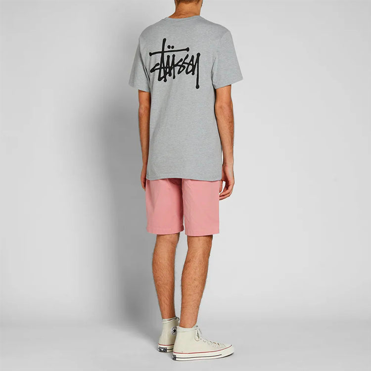 Stussy Basic Tee Classic Printing Short Sleeve Unisex Gray 1904257-2