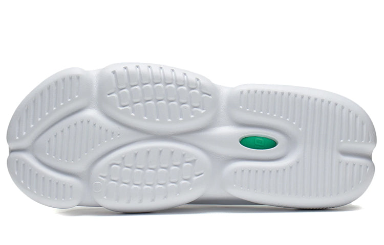 Li-Ning 8 PE Courtside Slides 'White Green' ABTS009-14