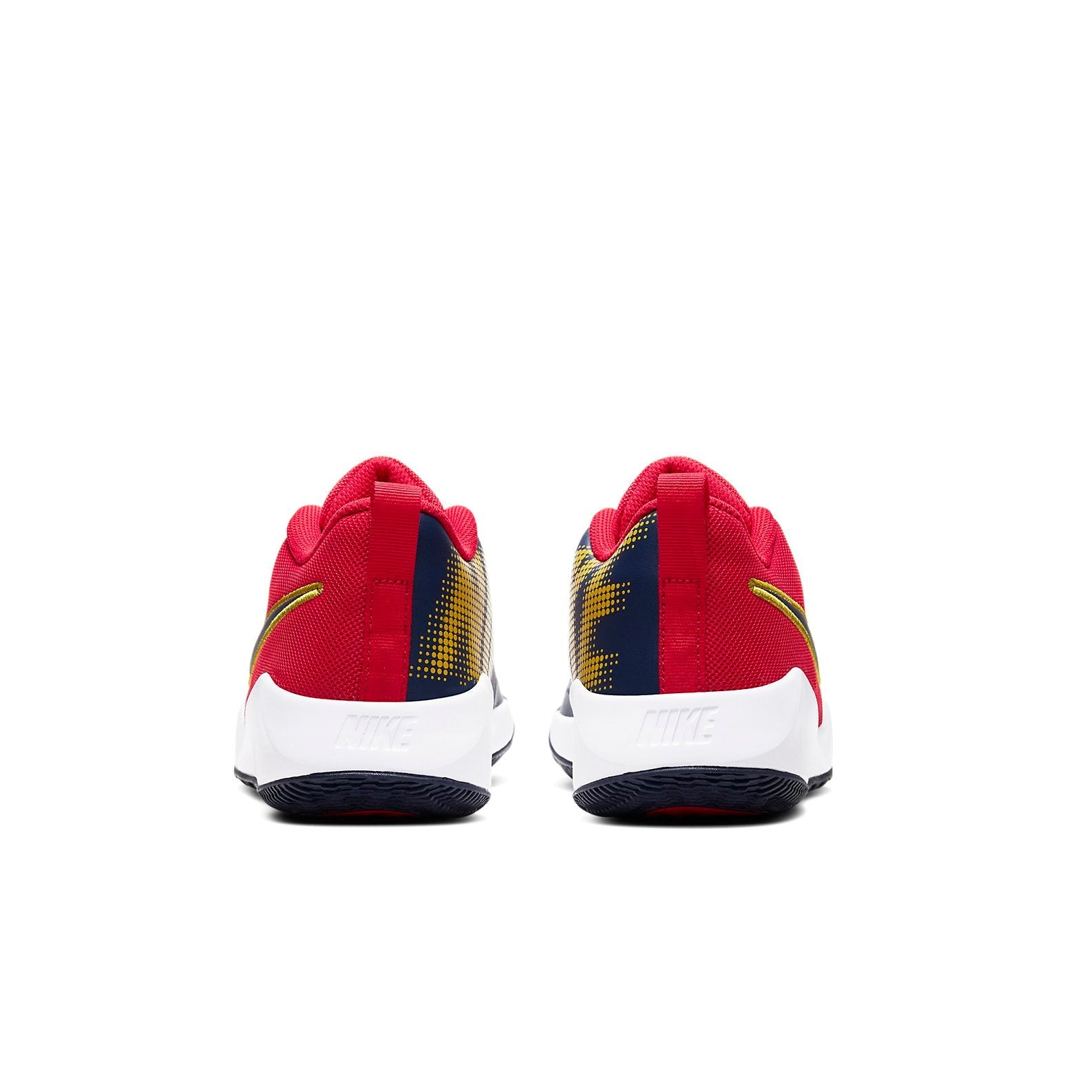 (GS) Nike Team Hustle Quick 2 'Black Red' AT5298-602