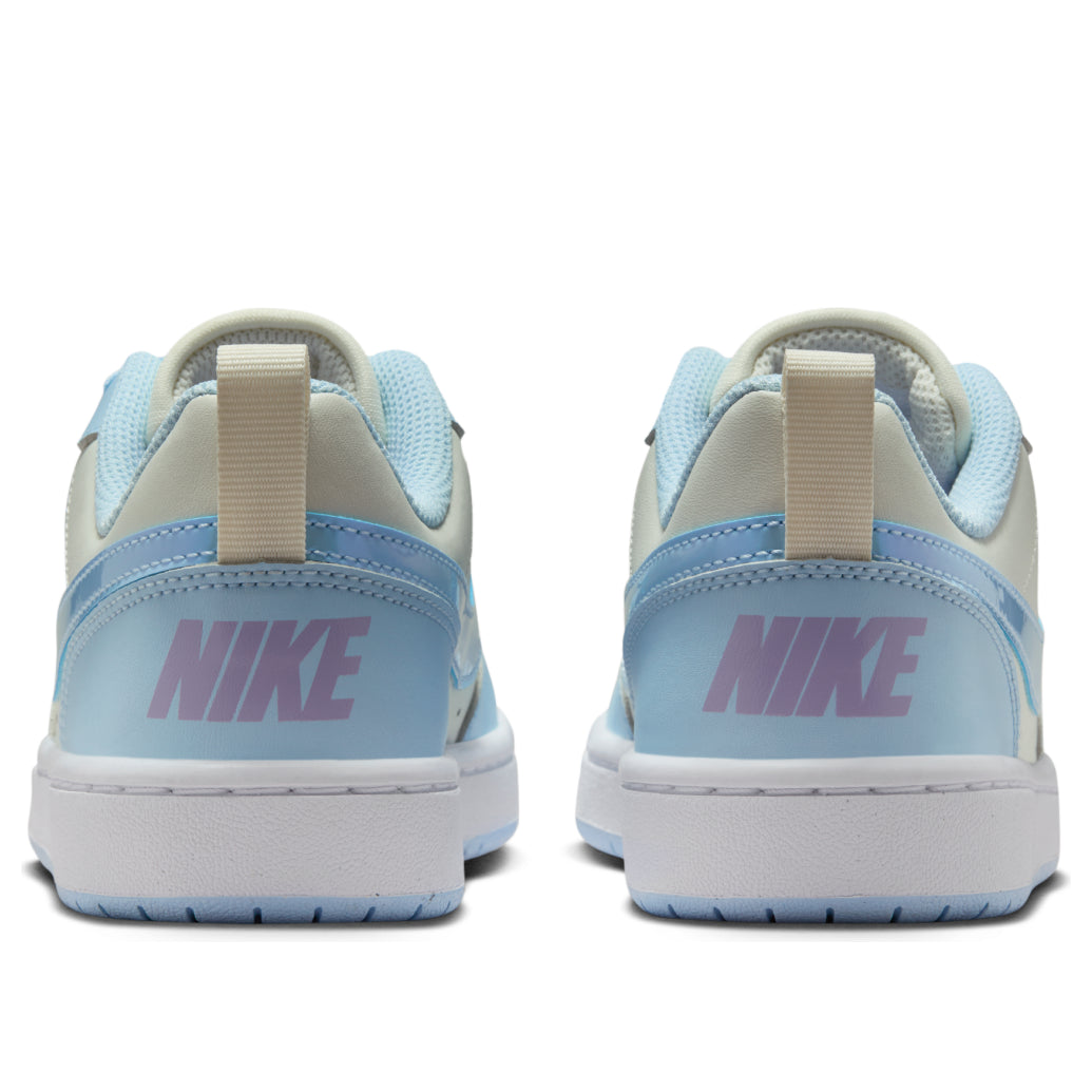 (GS) Nike Court Borough Low Recraft 'Soft Pearl Hydrangeas White Celestine Blue' IH4048-001