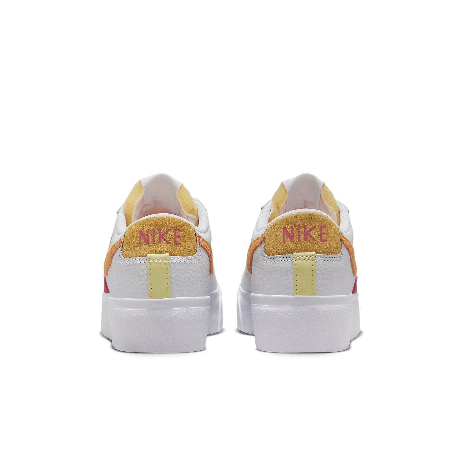 (WMNS) Nike Blazer Platform 'White Yellow Brown' FN5171-100