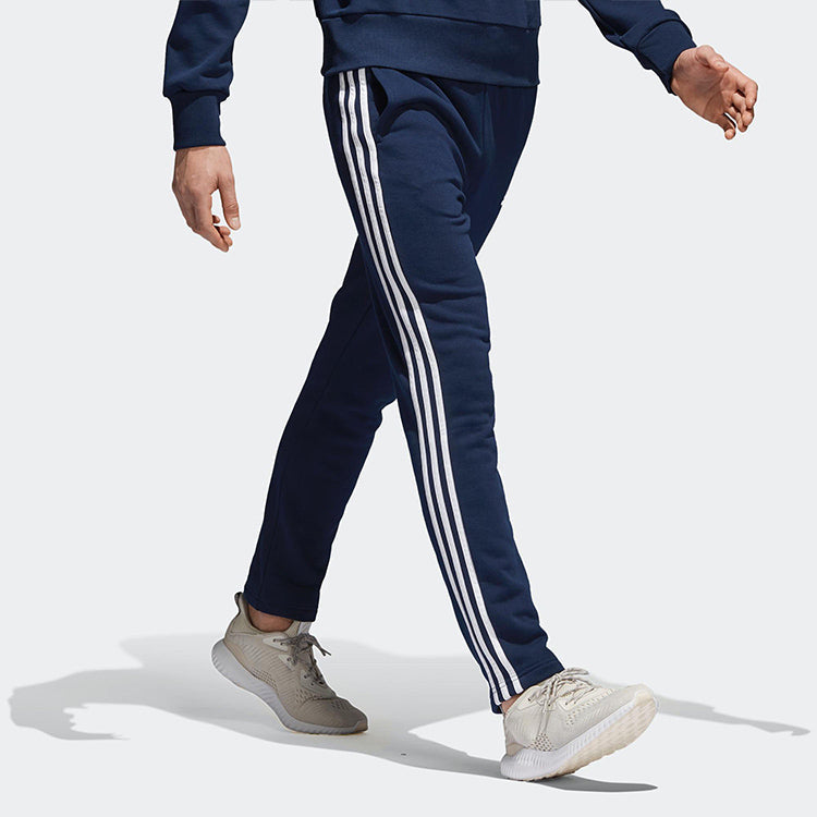 adidas 2019 Ess 3S S Pnt Ft Knit Long Pants Dark Blue CW3883