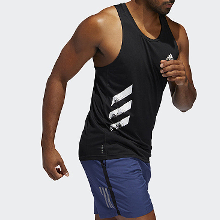 adidas Reflective Running Sports Vest Black FP7540