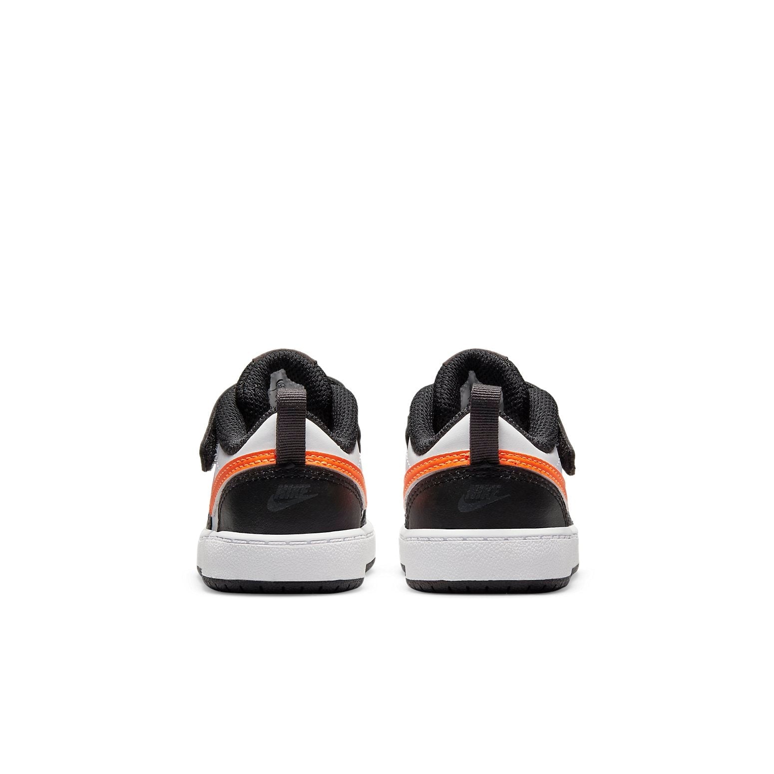 (TD) Nike Court Borough Low 2 'White Black Orange' BQ5453-115