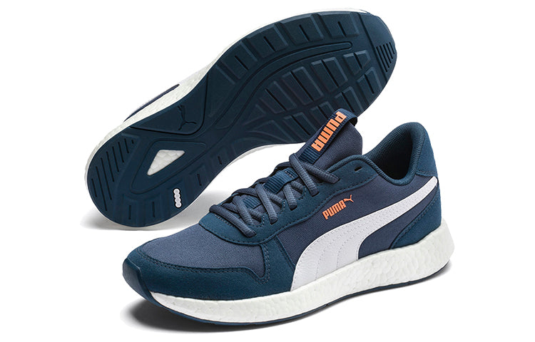 (WMNS) PUMA Nrgy Neko Retro Low Running Shoes Blue/White 192617-08