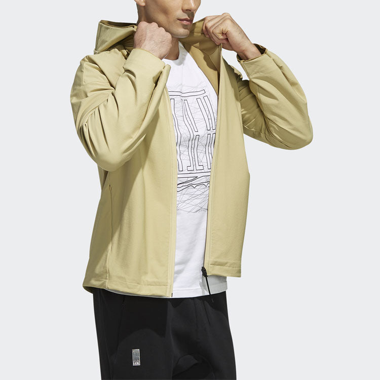 adidas WJ JKT WV Series Outdoor Windproof Sports Hooded Jacket FJ0201
