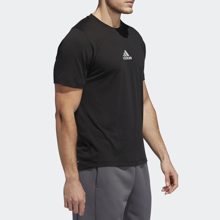 adidas Training Sports Round Neck Short Sleeve Black ED8320