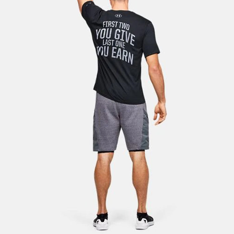 Men's Under Armour Project Rock BSR Short Sleeve Black 1351583-001