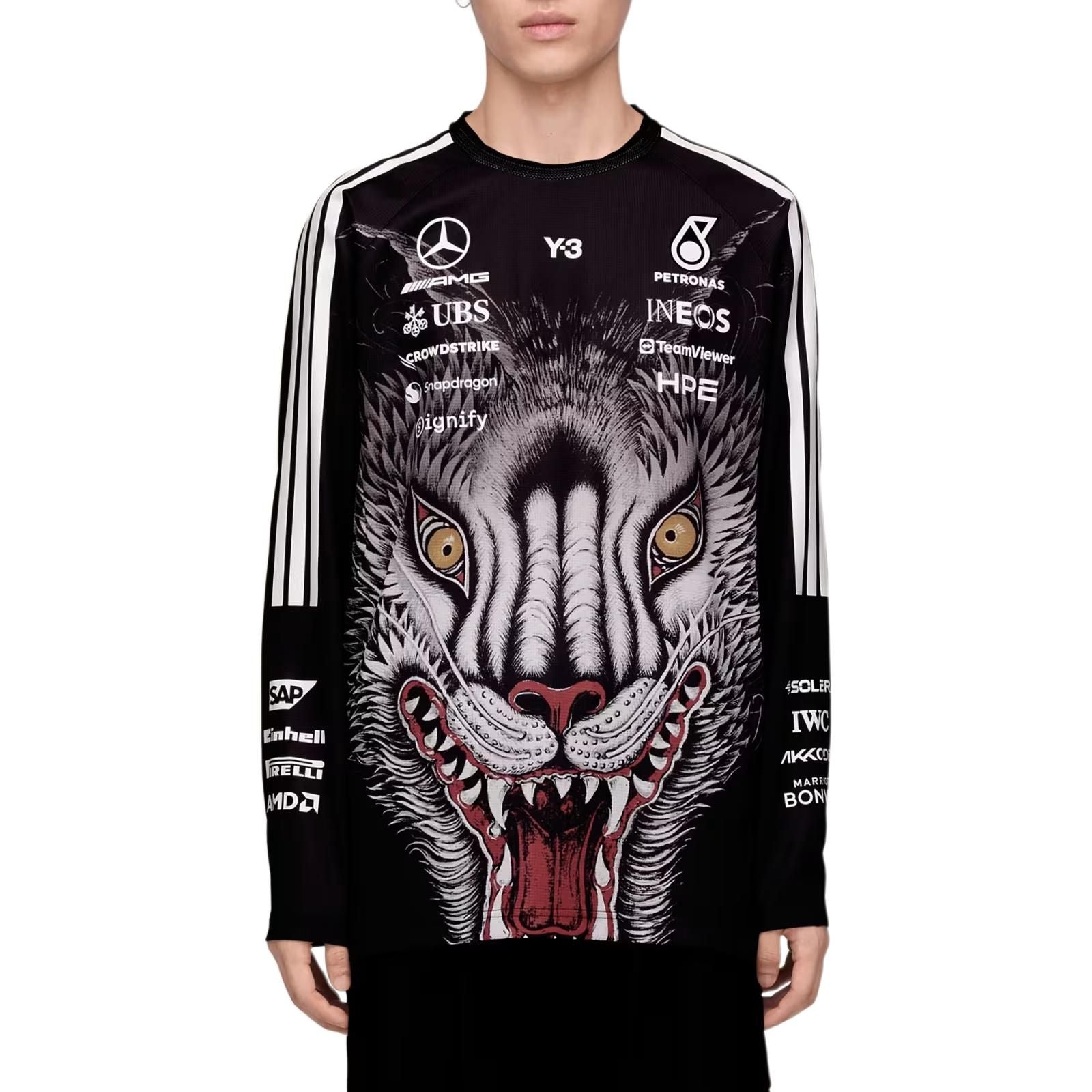 adidas Y-3 F1 Driver Jersey 'Black' KQ9852