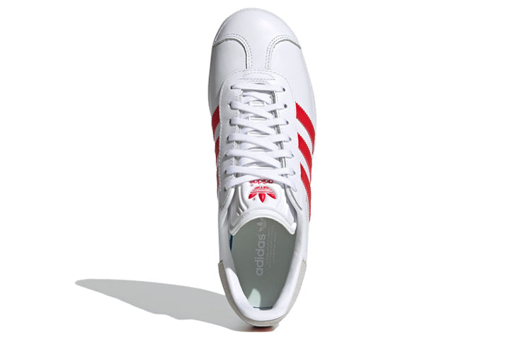 (WMNS) adidas Gazelle 'White Red' FU9909
