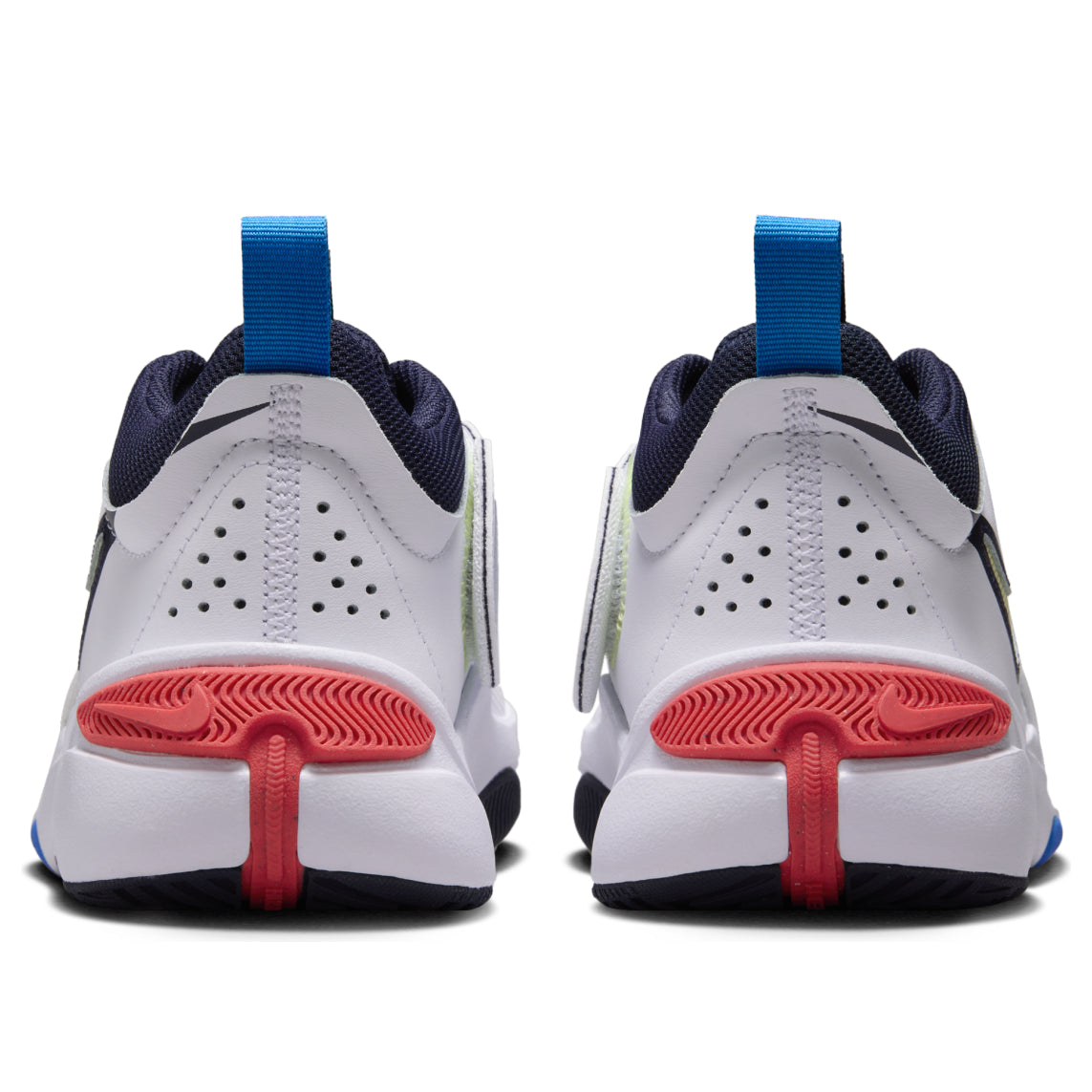 (GS) Nike Team Hustle D 11 'White Lemon Twist Crimson Blue' DV8996-105