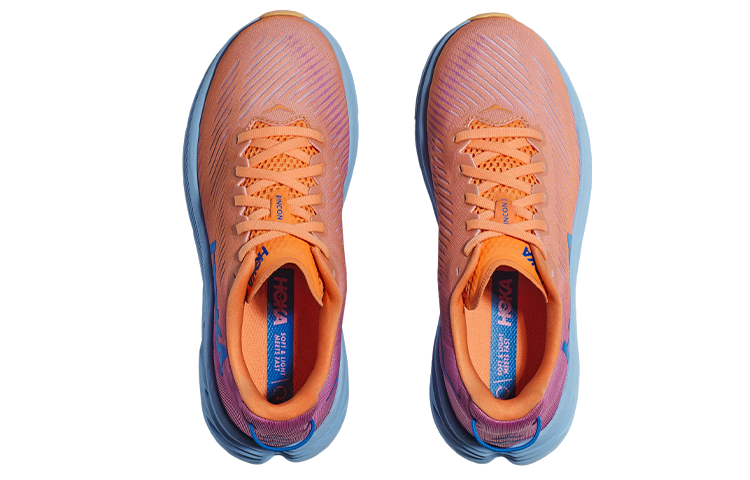 (WMNS) HOKA ONE ONE Rincon 3 Wide 'Orange Cyclamen' 1121371-MOCY