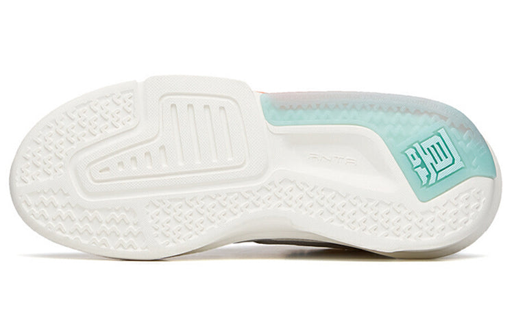 (WMNS) ANTA Badao Low 'White Orange Blue' 122138081-1