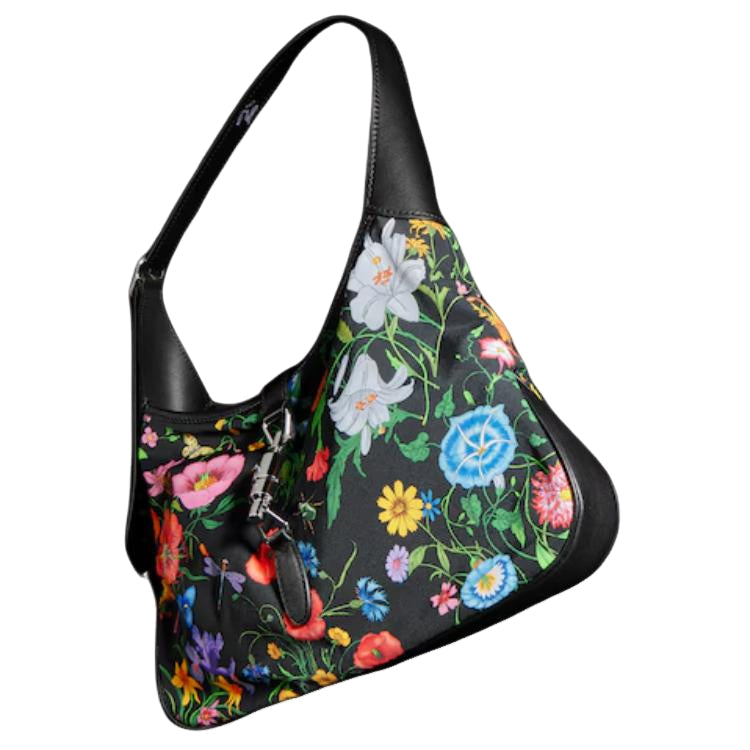 (WMNS) Gucci Jackie 1961 Medium Shoulder Bag 'Black Multicolor' 863136-FAF7O-1046