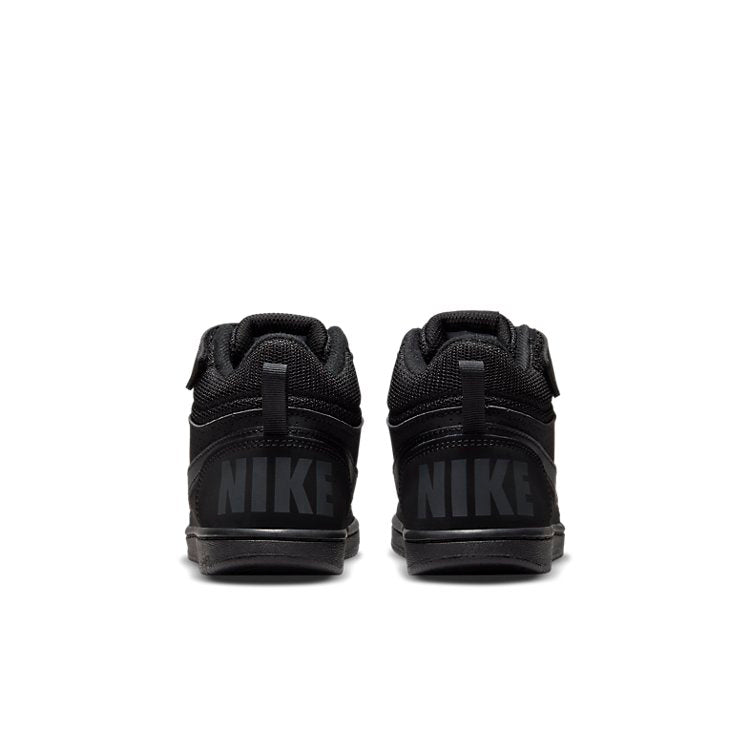 (GS) Nike Court Borough Mid 'Triple Black' 870026-001