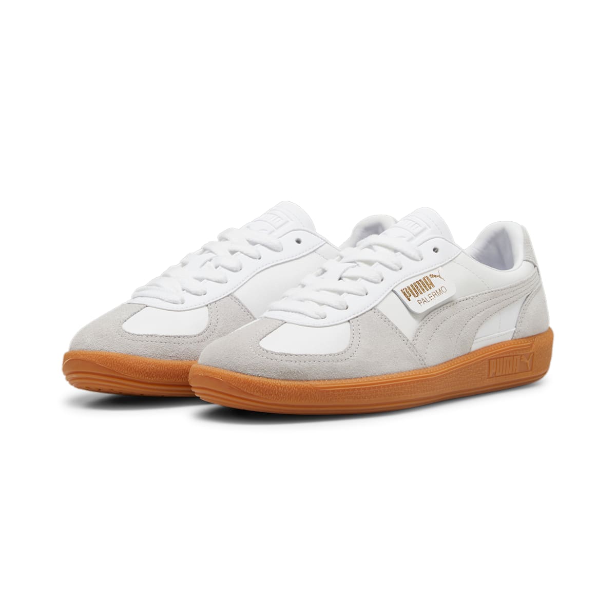 Puma Palermo Leather 'White Glacial Grey Gum' 396464-12