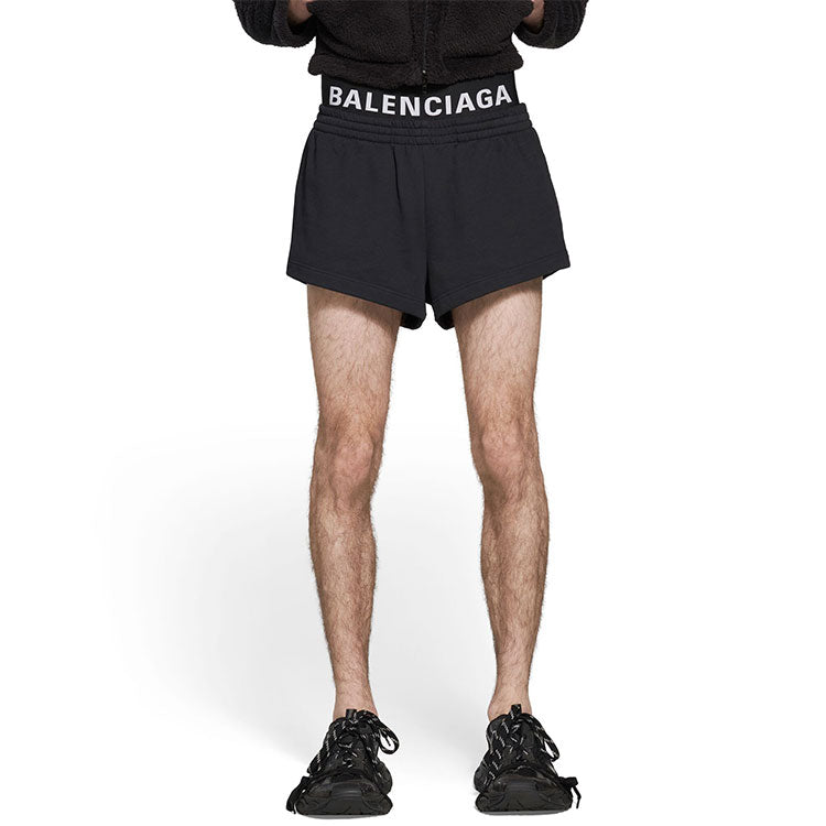 Balenciaga Running Shorts 'Black Faded' 744725TNVI61052