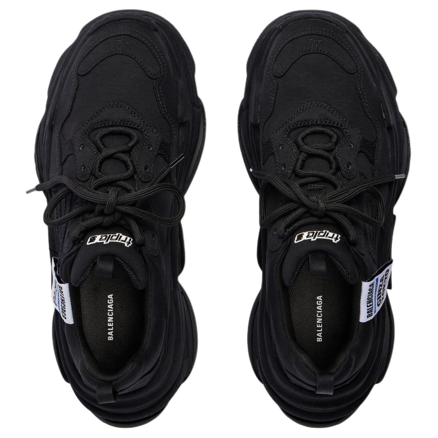 Balenciaga Ginza Triple S Sneakers 'Black' 536737W3TJC1000