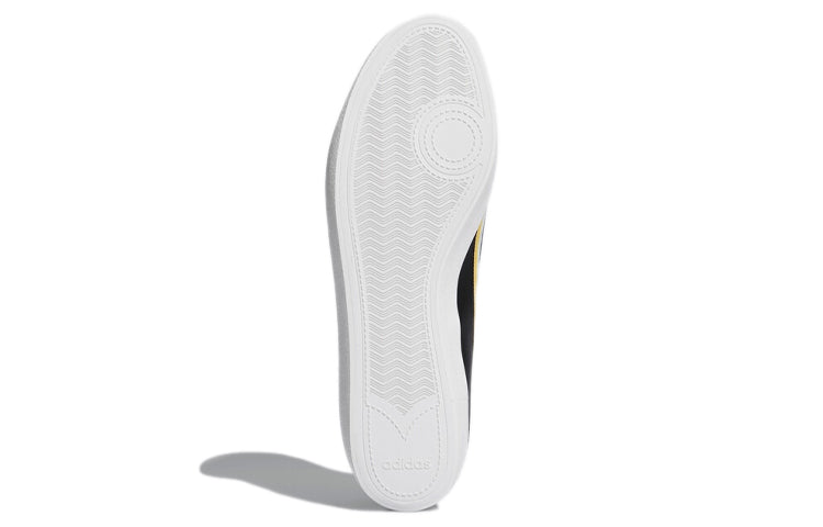 (WMNS) adidas neo Courtflash X 'Black White Yellow' EG4275