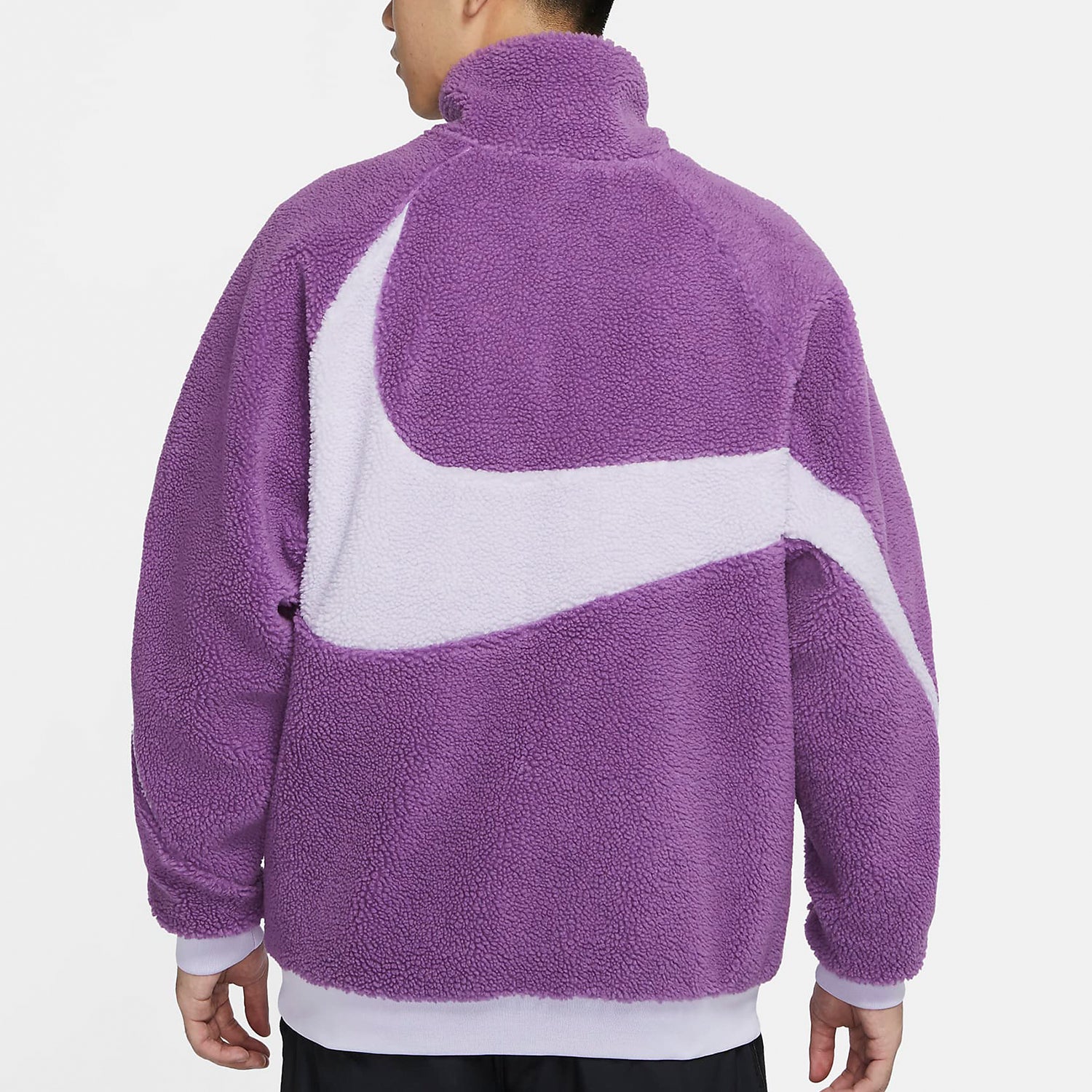 Nike Big Swoosh Reversible Boa Jacket (Asia Sizing) 'Purple' BQ6546-570