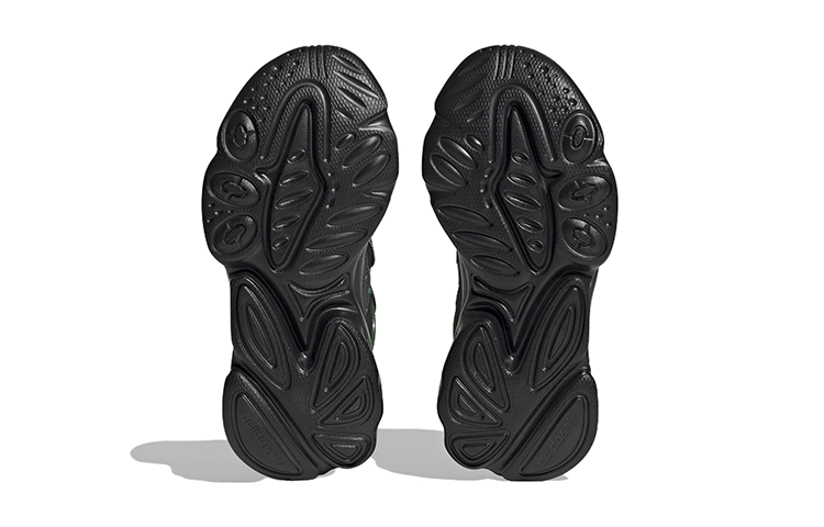 (GS) adidas Ozweego Shoes 'Black Solar Green' HR0238