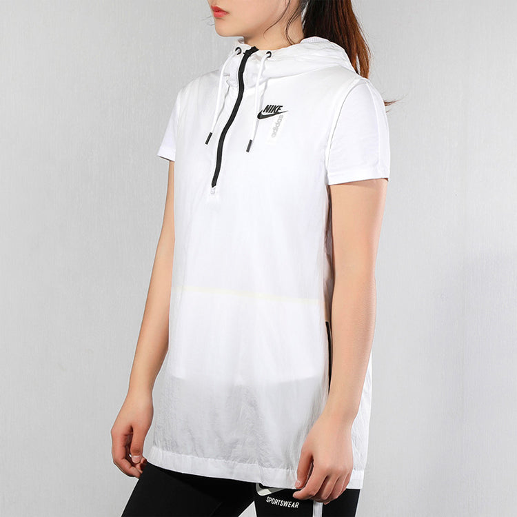 (WMNS) Nike Sleeveless Casual Sports Hooded Vest 833465-100