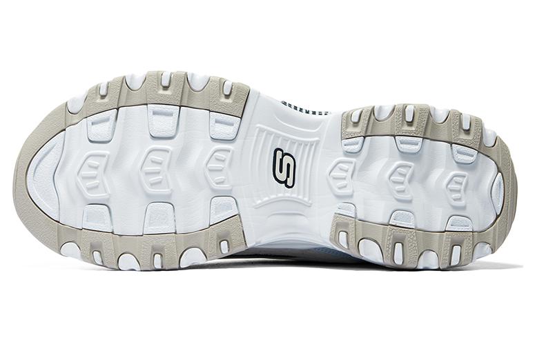 Skechers D'Lites Varsity Spirit Sneaker 'White Beige Blue' 894282-NTNV