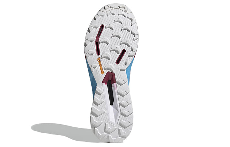 (WMNS) adidas Terrex Agravic Ultra Trail 'Grey Sky Rush Burgundy' GZ9039